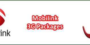 Mobilink Jazz Daily, 3 days, Weekly and Monthly 3G Packages