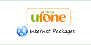 Ufone Hourly, Daily, Weekly and Monthly 2G Internet Packages