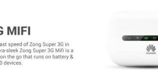 Zong Super 3G Mifi Device for customers