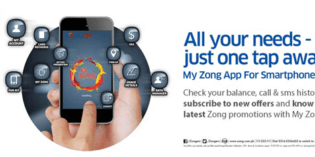 My Zong App – Zong brings My Zong App service