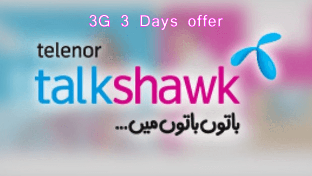 Telenor Special Karachi 3G 3 day offer - 3G 3 Days offer