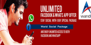 Warid brings Social Package for using Facebook and Whats APP