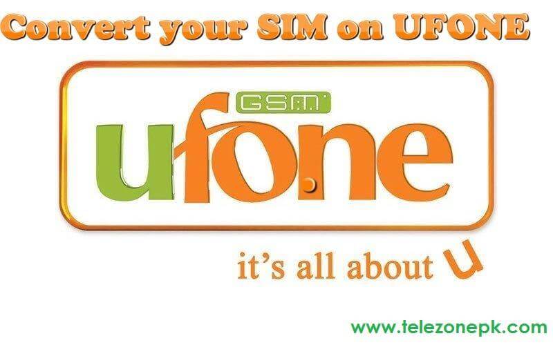 How to Convert Your Sim-Card on UFONE connection