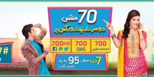 Telenor brings Telenor Talkshawk Haftawar Sahulat Offer