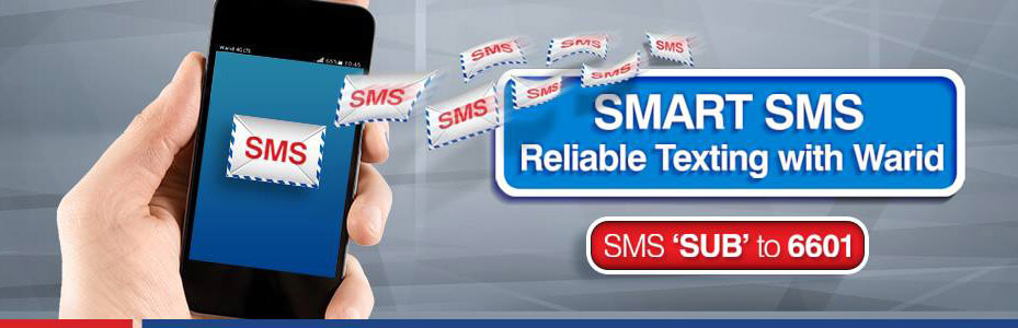 Warid newly introduces Warid Smart SMS Service