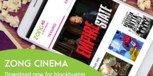 Zong introduces Zong Cinema APP for Smartphone users