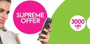 Dial *3030# to get Zong Supreme Offer Monthly
