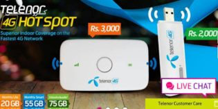 Telenor 4G Hotspot internet devices 4G Wingle and MiFi