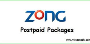 Zong Postpaid Packages Z300, Z500, Z900 and Z1500