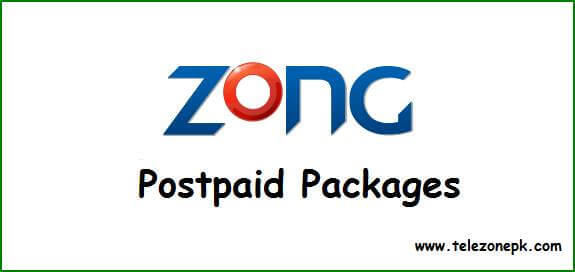 Zong Postpaid Packages Z300, Z500, Z900 and Z1500