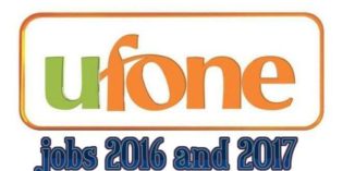 Ufone announces Jobs for year 2016/2017
