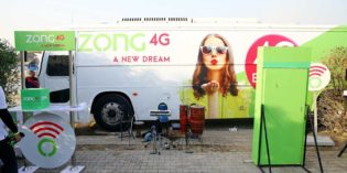 Zong starts a tour of Pakistan in Zong 4G Express Slogan and Buses