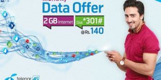 Dial *301# and activate Telenor Monthly Internet Data Offer