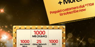 Mobilink brings Jazz Weekly Gold plus Offer