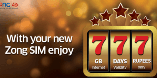 Zong 777 offer for New SIM Buyers & Inactive subscribers